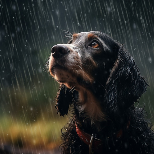 Música En La Lluvia: Melodías Armónicas Para Perros