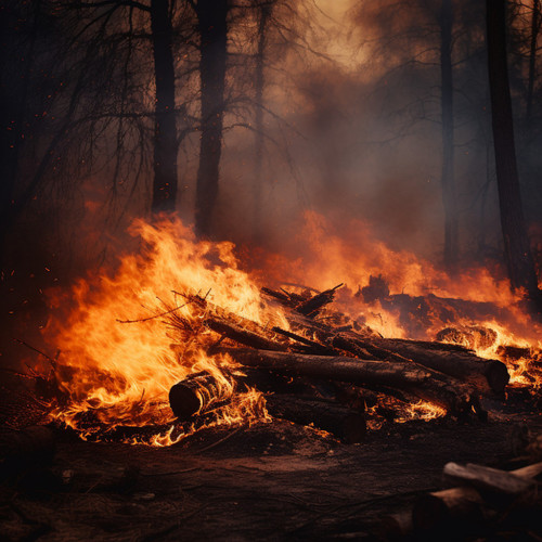 Concentración Junto Al Fuego: Sonidos Energizantes De Las Brasas