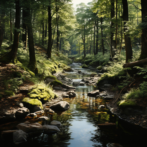 Paisajes Acuáticos Armoniosos: Sueños De Río En Música