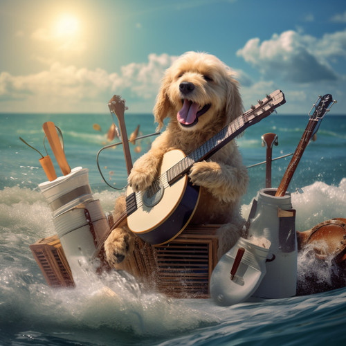 Dog Harmony: Oceanic Serenity Melodies