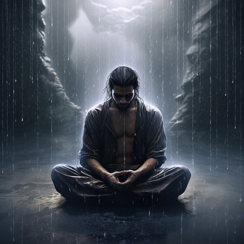 Shower's Symphony Music: Meditation's Rain Symphony