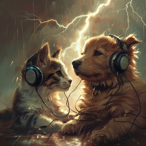 Pets and Thunder: Comforting Melodies