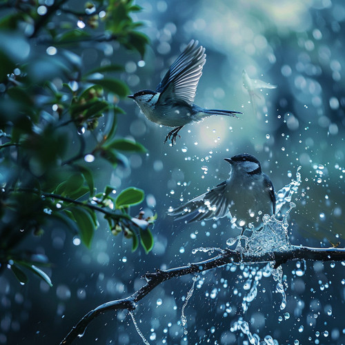 Tranquil Binaural Nature: Birds and Rain for Serenity