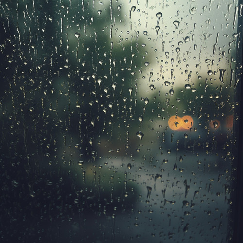 Serenidad De La Lluvia: Armonía Tranquila Del Aguacero