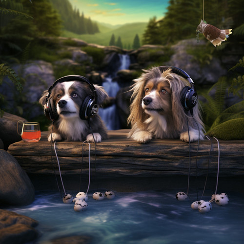 Binaural Water for Pets: Gentle Stream Harmonics