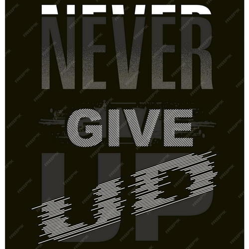 Never Give Up