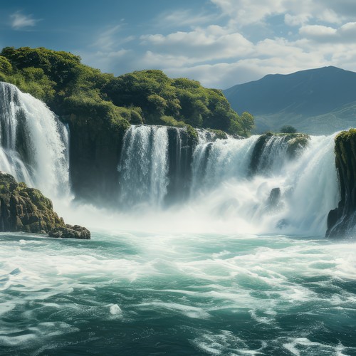 Gentle Waterfall Ambient Sound