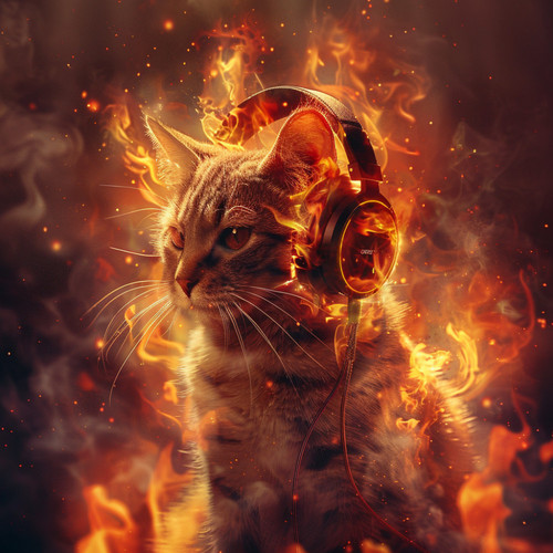 Warm Whiskers: Fire's Music for Cats