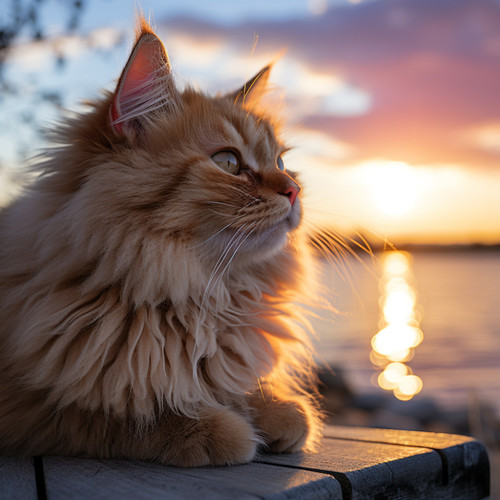 Arroyos Melódicos: Música Y Gatos En El Agua