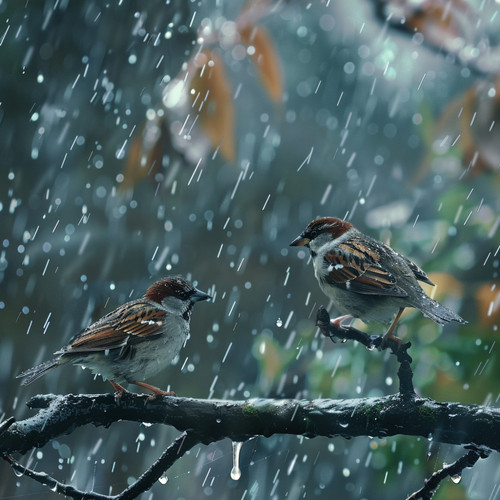 Binaural Work Focus with Nature Birds Rain and Calm