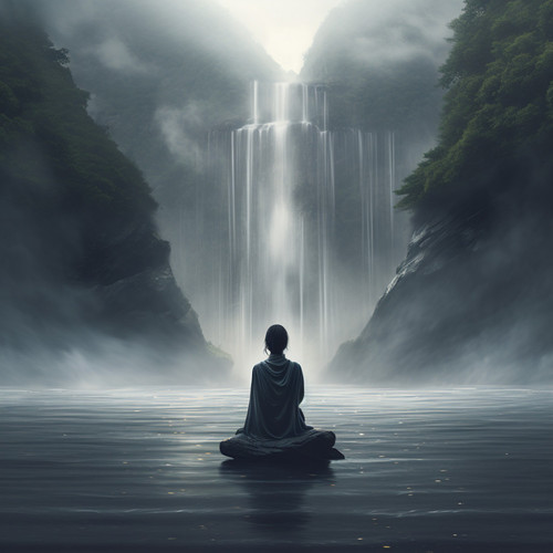 Rhythmic Waters: Meditative Sounds of Cascading Tranquility