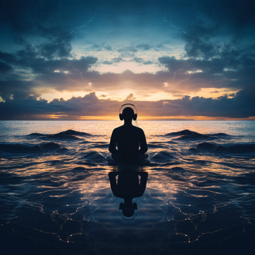 Meditation by the Ocean: Serene Waters