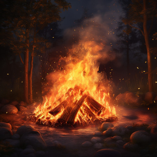 Relaxation Hearth: Fire Meditation for Unwinding