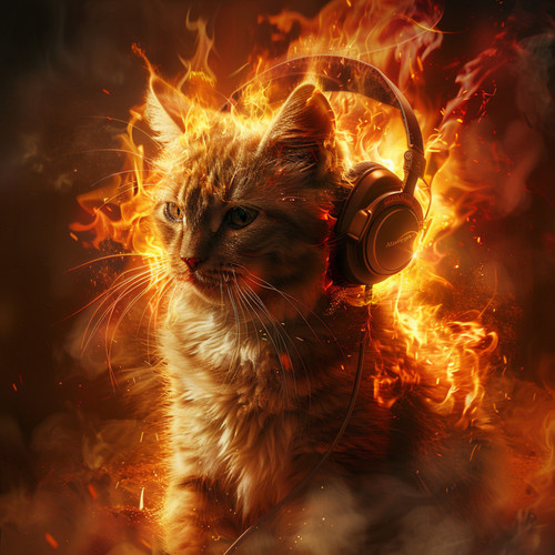 Fire Purr: Cats Calming Tunes