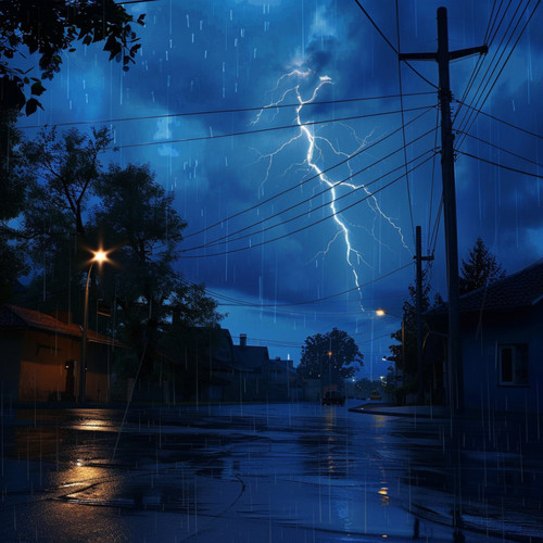 Yoga in Rain Chill: Thunderous Calm