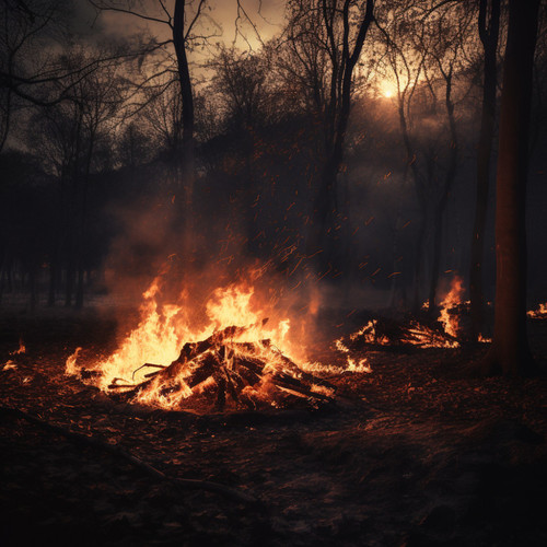 Nature's Fire Dance: Crackling Wilderness Sounds