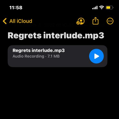 Regrets Interlude