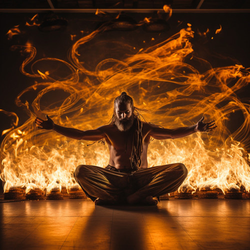 Fire-themed Yoga in Binaural Sound: Vital Energy