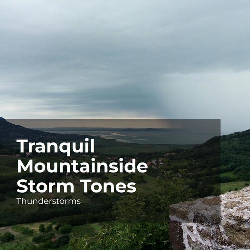 Tranquil Mountainside Storm Tones