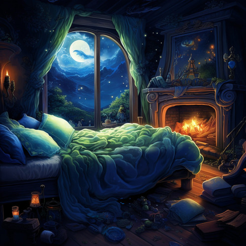 Fireside Sleep Harmony: Serene Melodies