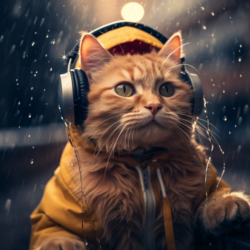 Rain Serenity: Cat Quiet Moments