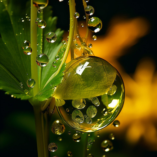 Musical Raindrops: Echoing Harmony