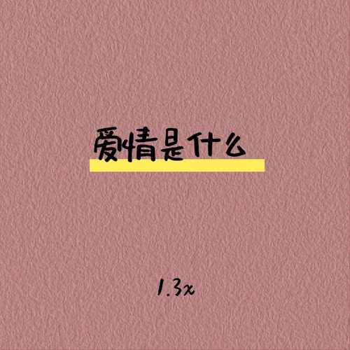 爱情是什么 (1.3x)