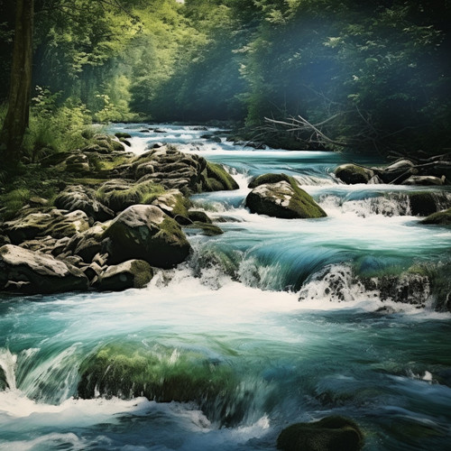 Flowing Waters: Deep Meditation Sounds