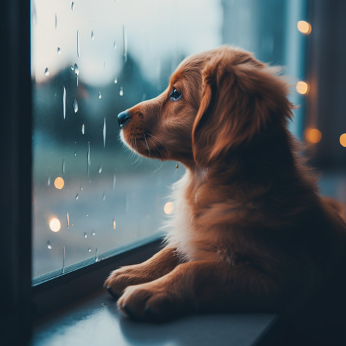 Vibraciones Postitivas Para Perros Bajo La Lluvia: Música Para Alivio Del Estrés