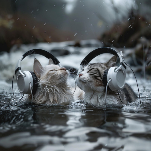 Purring Stream: Calming Music for Cats