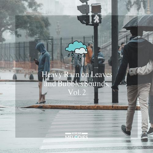 Heavy Rain on Leaves and Bubbles Sounds, Vol. 2