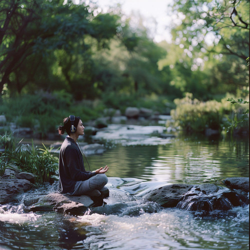 Binaural Water Relaxation: Serene Flows