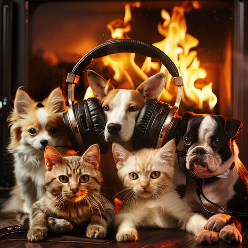 Pet's Hearth: Soothing Fire Melodies