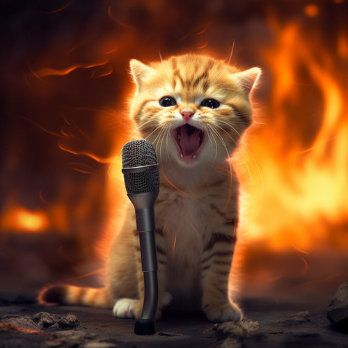 Feline Flame: Fire Cat Minuet