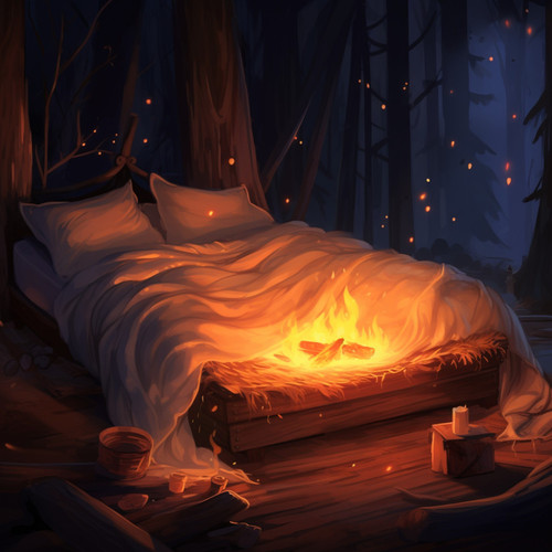 Sleeping Flames: Night Fire Melody