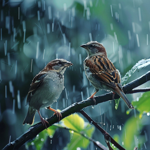 Gentle Baby Sleep with Binaural Nature Rain and Birds