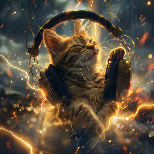 Feline Thunder: Gentle Music for Cats