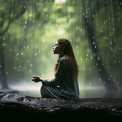 Sinfonía De Yoga Con Gotas De Lluvia: Música Para La Serenidad