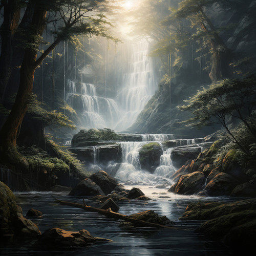 Waterfall Serenade: Soothing Cascades of Sound