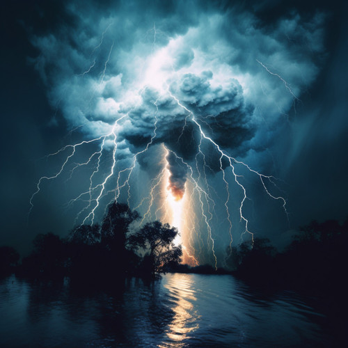 Meditation Amidst Thunder: The Power of Calm