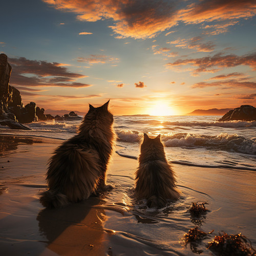 Armonía Felina: Riachuelos Musicales Y Cascadas Para Gatos