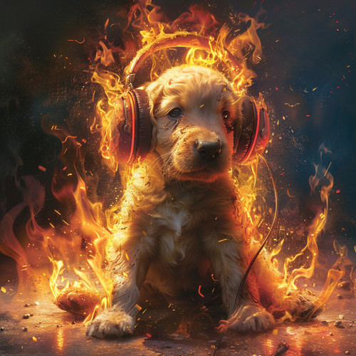 Fire Paws: Dogs Soothing Sounds