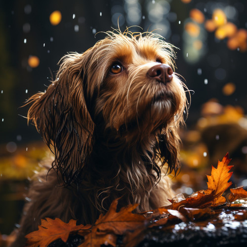 La Armonía De Los Amigos Peludos En La Lluvia: Música Para Aliviar El Estrés