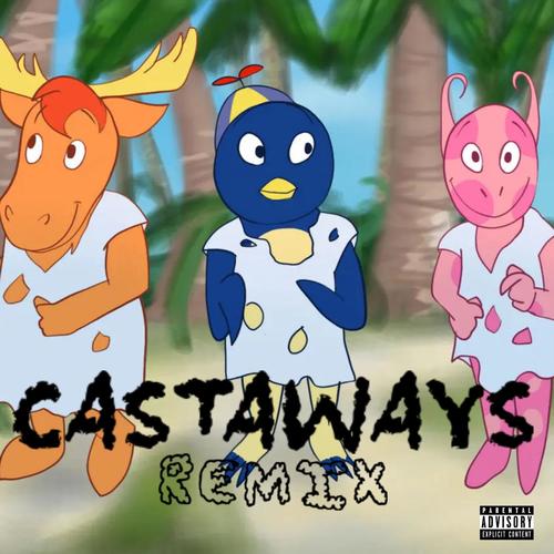 CASTAWAYS (feat. Leg, Dasgasdom3, Baby Santana, Yvngxchris & Aqua Raps) [Remix] [Explicit]