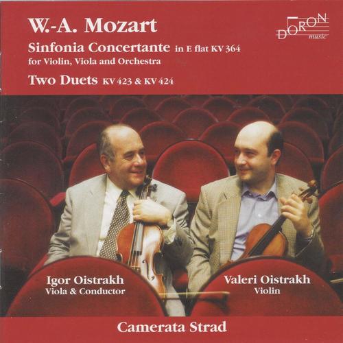 Mozart: Sinfonia Concertante, K. 364 - Duo in G Major, K. 423 - Duo in B-Flat Major, K. 424