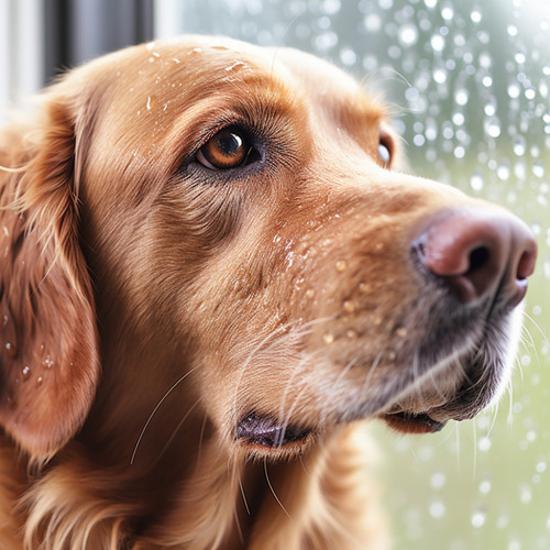 Perros Lluviosos Armónicos: Serenidad Canina Musical