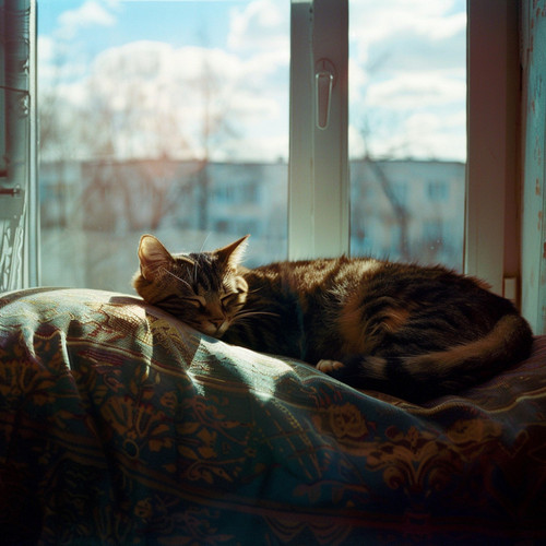 Suave Armonía Para La Tranquila Siesta Del Gato