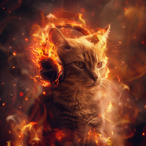 Cats Fire: Purring Music Harmony