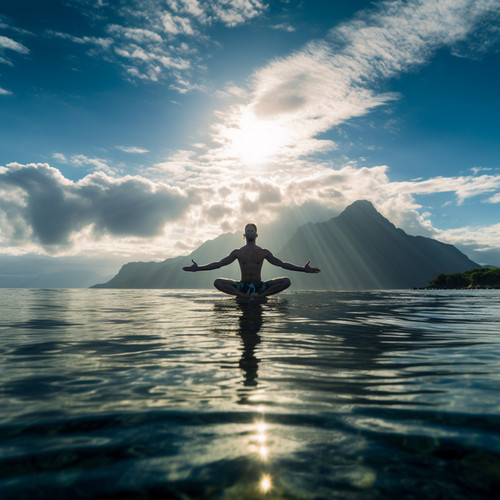 Yoga Waves: An Oceanic Ballet