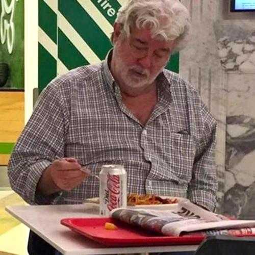 George Lucas at the Adelaide Food Court